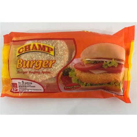 Champ Burger 6 potong 315 Gram – Pasar Segar