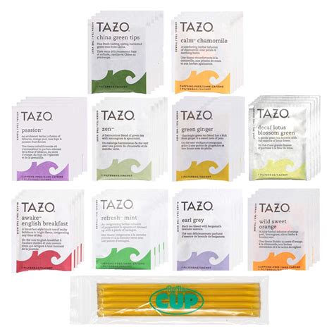 Buy Tazo Tea Bags Sampler 40 Count Variety Gift Box, 10 Different ...