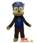 Purchase Brown dog mascot in police uniform in Dog mascots