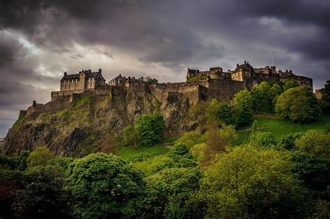 landscape, Castle, Edinburgh, Scotland, UK Wallpapers HD / Desktop and ...