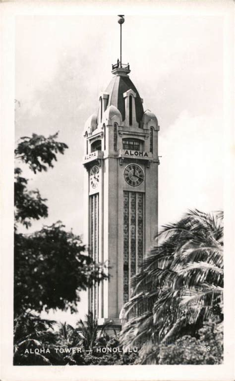 Aloha Tower Honolulu, HI Postcard