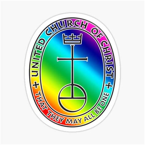 "The UCC United Church of Christ Logo Rainbow 2" Sticker for Sale by ...