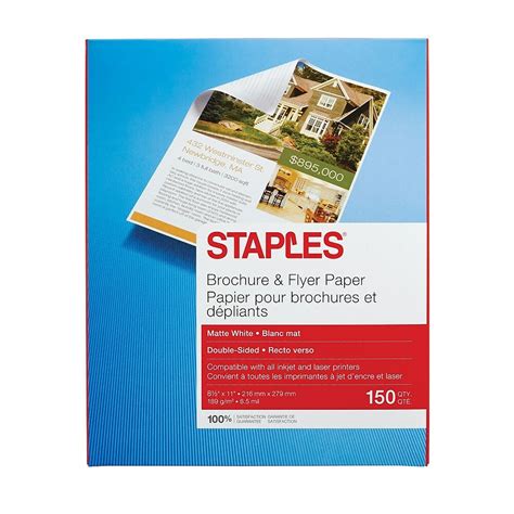 Brochure Paper - Glossy & Matte | staples.ca