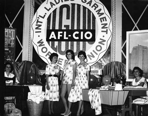 Women model union label clothing at an ILGWU fashion show.… | Flickr