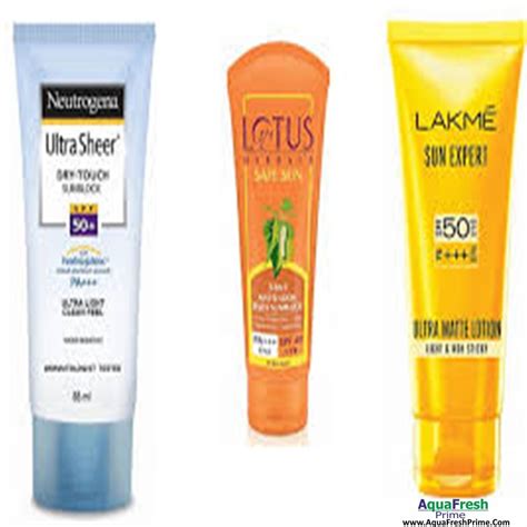 Top 10 Best Sunscreens for Oily skin and Acne Prone Skin.