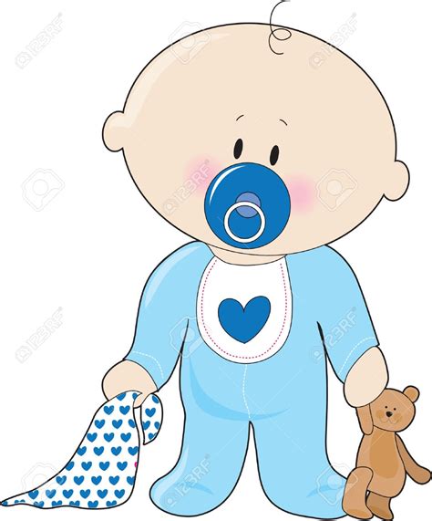 Newborn Baby Boy Clipart