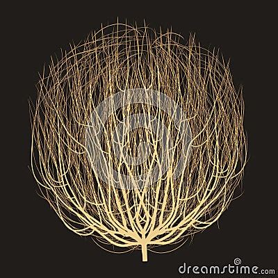 Tumbleweed Drawing Vector Stock Vector - Image: 59495238