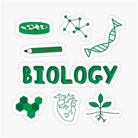 Kelly Green Biology Subject Pack Poster by The-Goods | Deckblatt schule, Biologie kunst ...