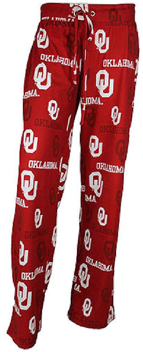 Ladies Oklahoma Sooners Crimson Insiders College Pajama Pants | Oklahoma sooners apparel, Pajama ...