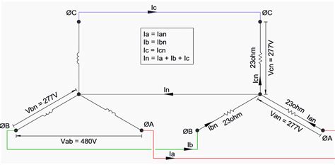 Three Phase Voltage Calculations