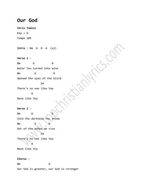 Our god is an awesome god chords chris tomlin - scalelasopa