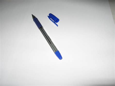 Blue Pen And Cap Free Stock Photo - Public Domain Pictures