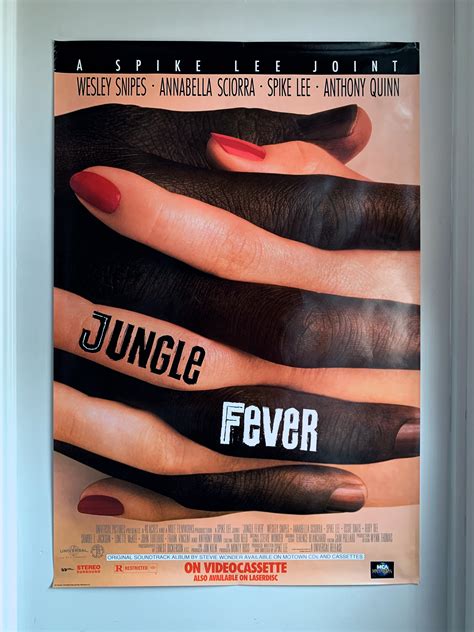 Vintage Original “Jungle Fever” Large Film Poster (1991) – BLK MKT Vintage