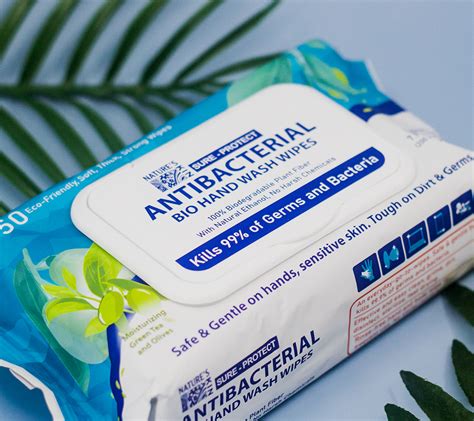 Antibacterial Bio-Hand Wash Wipes - Nature's Kin Global