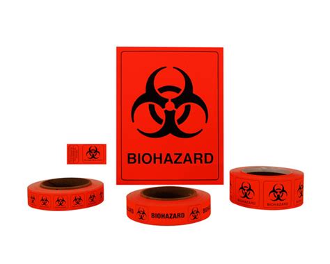 Biohazard Labels – Small – DAVTECH