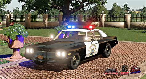 Dodge Monaco Police 1974 v1.0 FS19 - Farming Simulator 19 Mod | FS19 mod