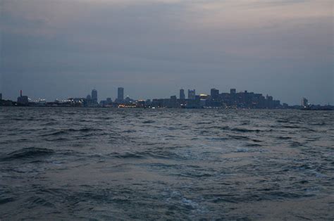 Boston Skyline by Sunset : r/pics