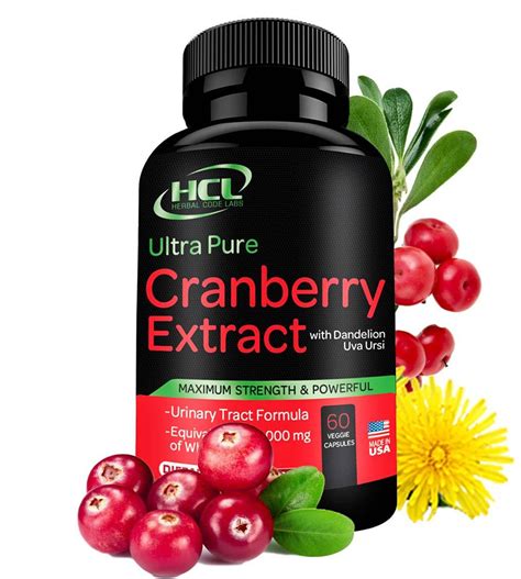 Cranberry Extract Pills - Herbal Code Labs Nutrition