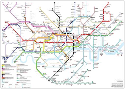 A Laminated Waterproof Tube Map London Underground Large Poster Art | The Best Porn Website