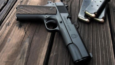 1911 Pistol Wallpaper ·① WallpaperTag