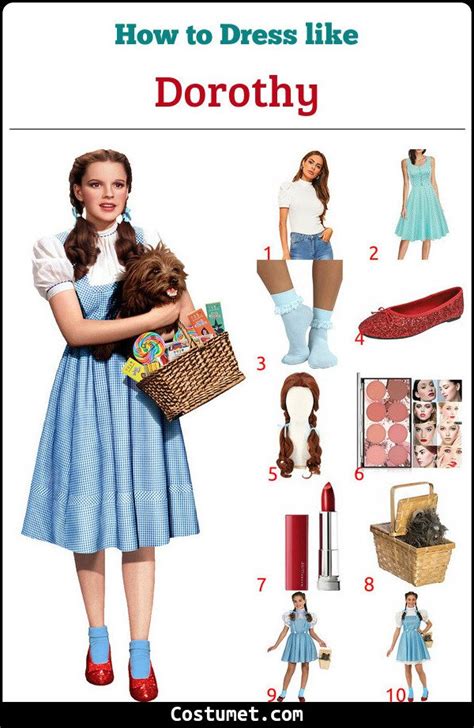 Dorothy gale the wizard of oz costume – Artofit