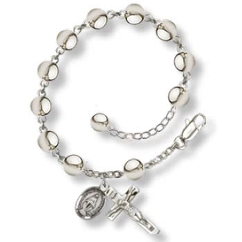 Sterling Silver Rosary Bracelet ⋆ Virgo Sacrata