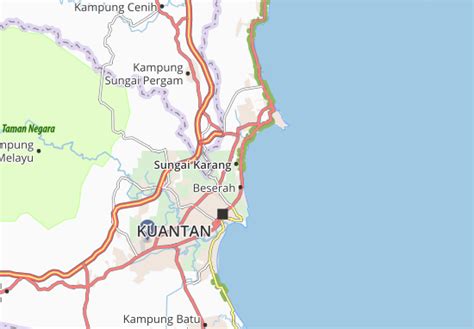 MICHELIN Sungai Karang map - ViaMichelin