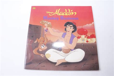 Aladdin, Disney, Monkey Business, Playtime, Library, Story Book, Read ...