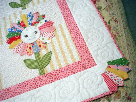 Pink Pincushion: BQF: Baby Quilt Entry, Sunflower Baby