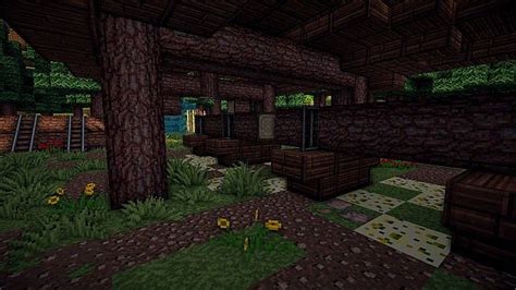 Woodcutter's house and sawmill Minecraft Project