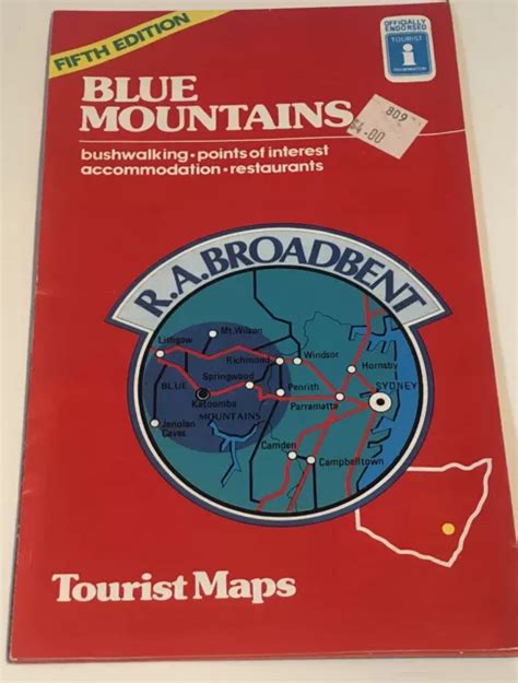 VINTAGE BLUE MOUNTAINS Tourist Map Brochure Australia BRO11 £9.17 - PicClick UK