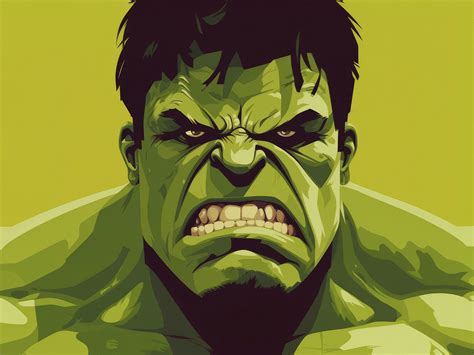 1600x1200 Angry Hulk Minimal 4k Wallpaper,1600x1200 Resolution HD 4k Wallpapers,Images ...