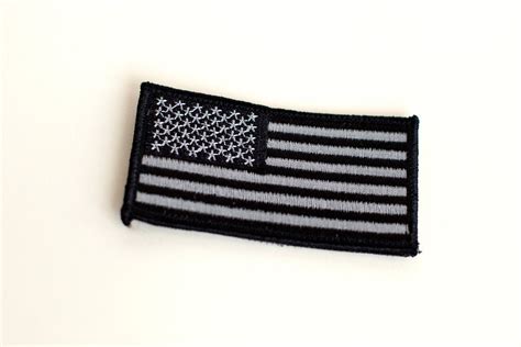 Subdued American Flag Patch with Velcro Backing by BlueLineRedLine