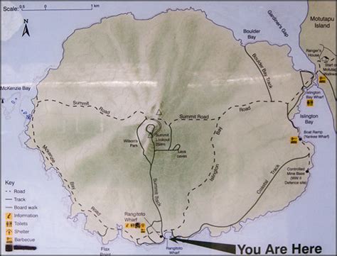 Rangitoto Island Map | Michael C. | Flickr