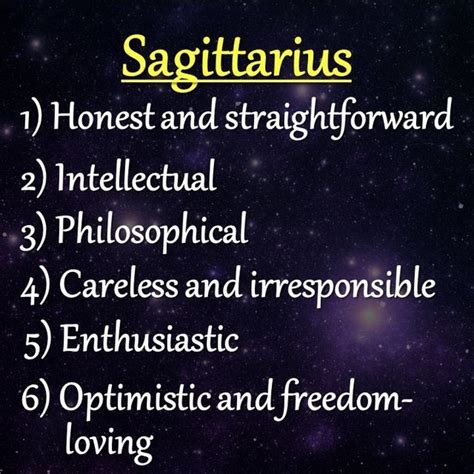 Sagittarius Traits