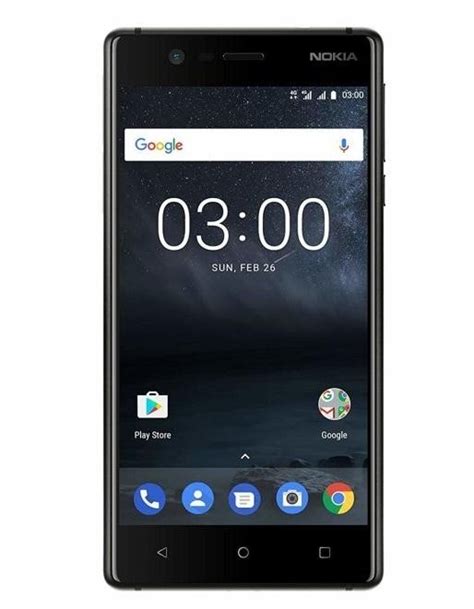 Nokia 3 SIM-Free 4G Smartphone Android Mobile Phone 16GB Black | Electrical Deals