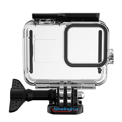 Waterproof Cases Anti - Fall 50M Waterproof Depth For Gopro-Hero 9 Sports Camera Case Durable ...