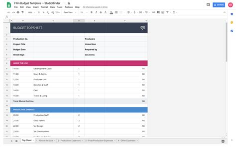 Download your FREE Film Budget Template for Film & Video Production