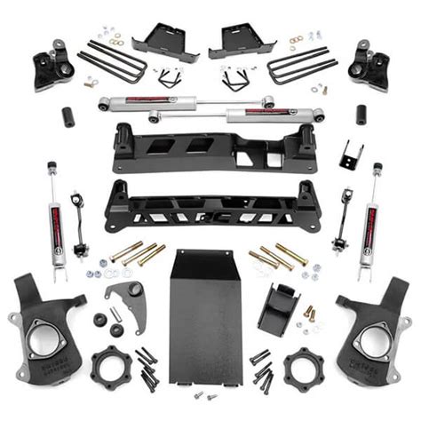 4" Rough Country Chevy NTD Suspension Lift Kit (99-07 Silverado 1500 ...