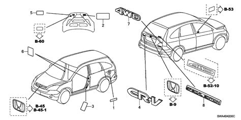 Honda Crv Body Parts Diagram - Hanenhuusholli