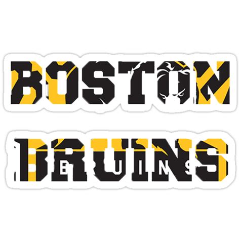 "Boston Bruins" Stickers by ihartjoehart | Redbubble