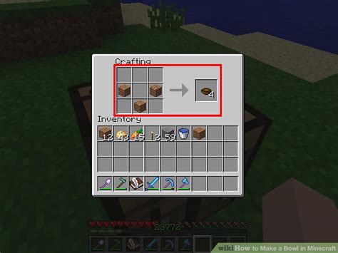 How to Make a Bowl in Minecraft: 6 Steps (with Pictures) - wikiHow