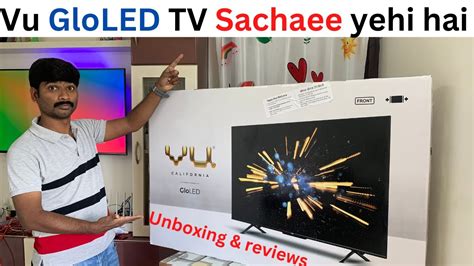 vu glo led tv review || vu glo led tv unboxing || vu glo led tv 50 inch || vu glo led tv pros ...