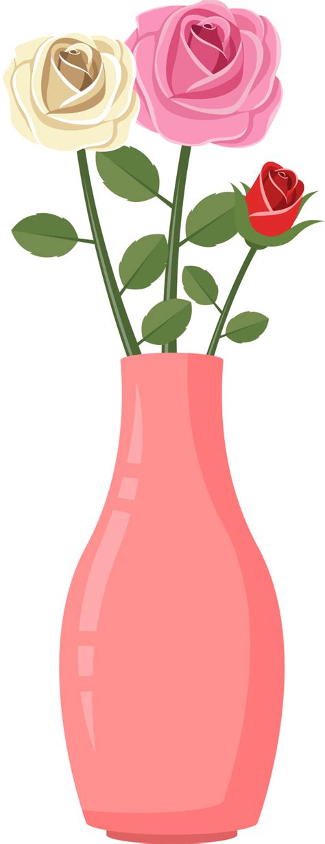 Flowers In A Vase Clipart