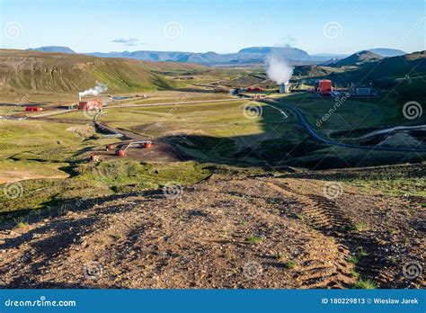 Geothermal Power Station in Iceland. Generation of Ecologically Clean ...