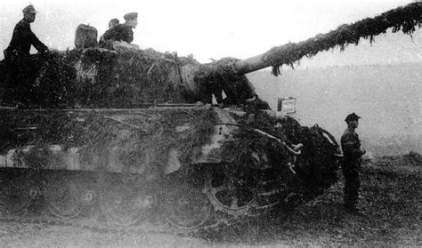 Tiger II of s.Pz.Abt.506 during the Ardennes offensive. Belgium, December 1944. | Tiger ii ...