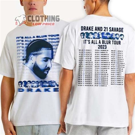 Drake 21 Savage Rap T-Shirt, Drake Its All A Blur Tour Merch, Her Loss Tee - ClothingLowPrice