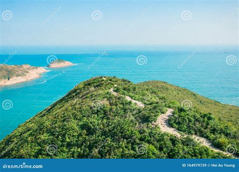 Footpath in Hiking Trail, Sai Kung, Hong Kong Stock Image - Image of ...