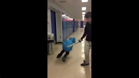 kid gets hit in the nuts at school - YouTube