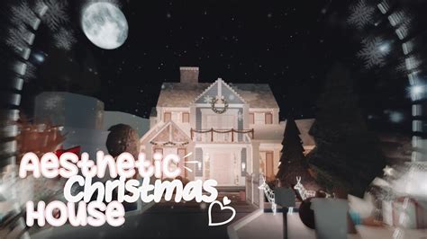 Bloxburg | Christmas Aesthetic House | Tour! - YouTube